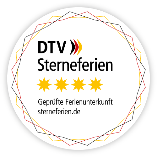 DTV 4-Sterne Klassifizierung für unsere Ferienwohnung
