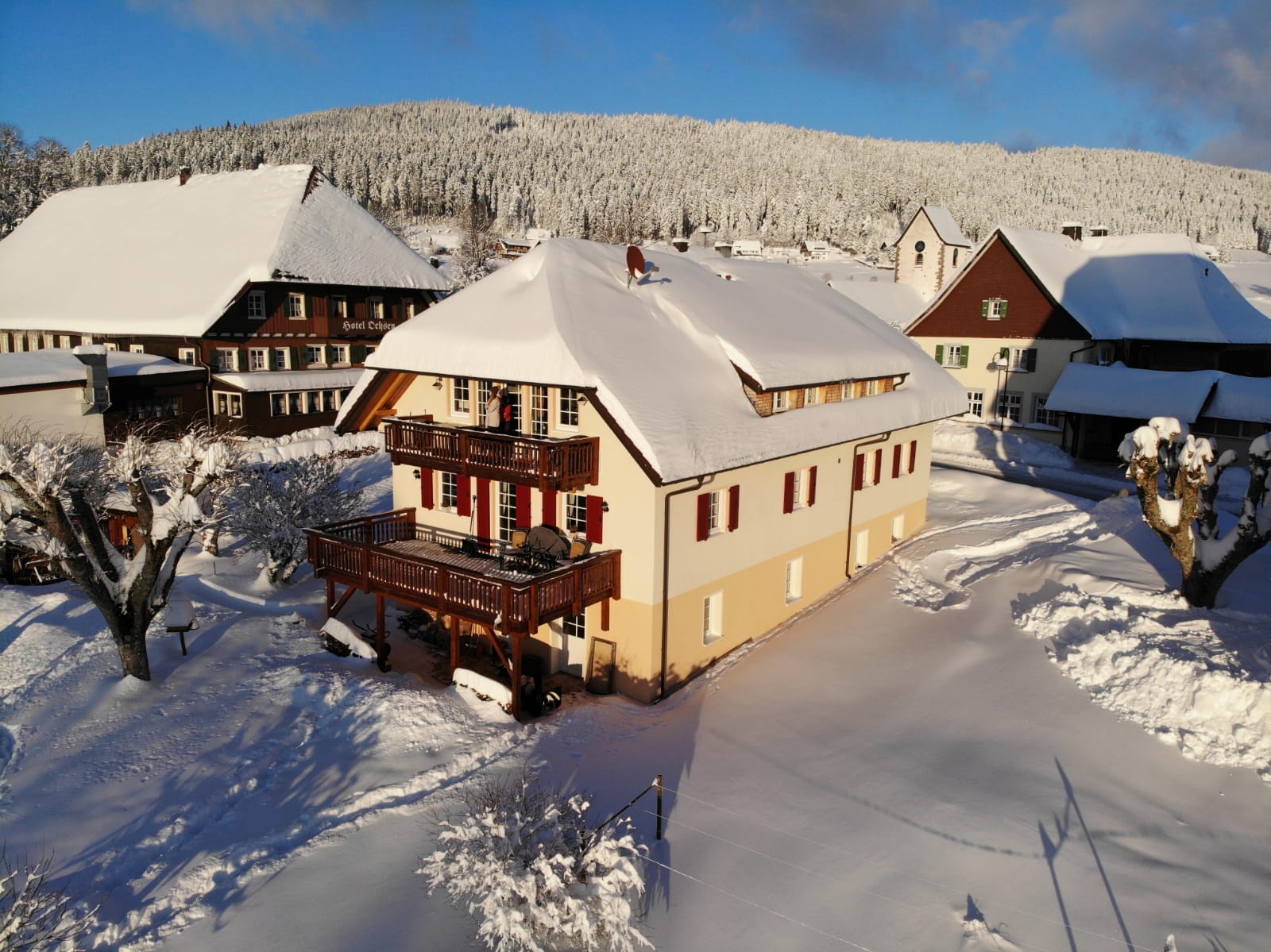 Lindenhof im Winter - Perfekt für Skiurlaub und Winterwanderungen